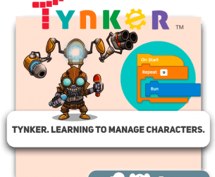 Tynker. Learning to manage characters.